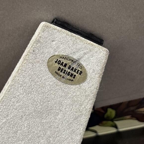 2001 Joan Baker Designs Stained Glass Fruits 4”x6” Picture Photo Frame - Picture 6 of 9